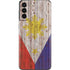 Philippines Flag Dark Wood Galaxy S21 Plus 5G Skin